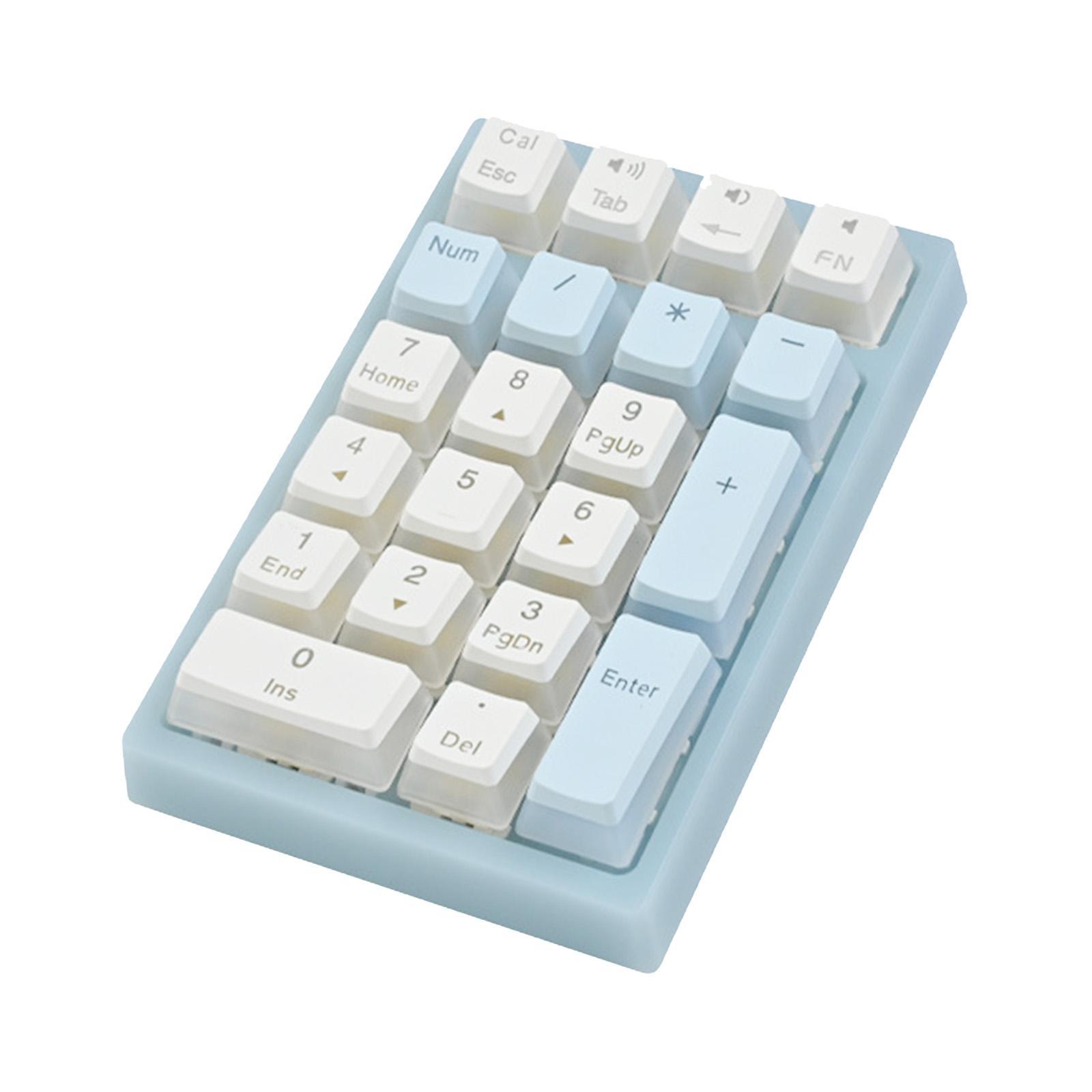 Mechanical Numeric Keypad Plug and Play Number Pad for Office Travel Notebook Desktop