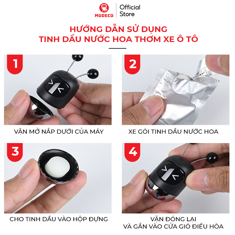 Nước Hoa Ô Tô Cao Cấp Kẹp Cửa Gió Khử Mùi Xe Hơi Hình Hoạt Hình Lắc Lư Đáng Yêu - Modeco