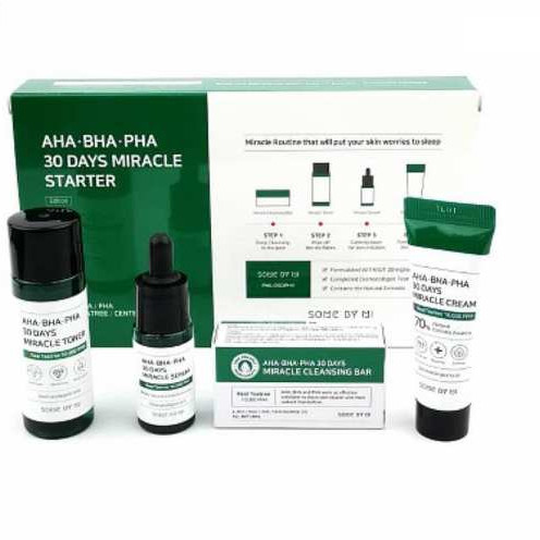 Bộ Kit Ngăn Ngừa Mụn SOME BY MI AHA.BHA.PHA 30 Days Miracle Starter Kit