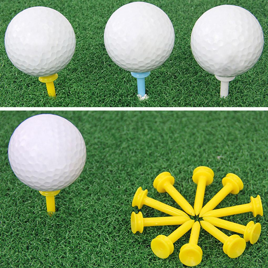 Thiết bị thể thao tee golf Đào tạo quà tặng ngọt ngào prop pe nhựa ngoài trời nguồn cung cấp bóng bóng tee phụ kiện golfer Color: White