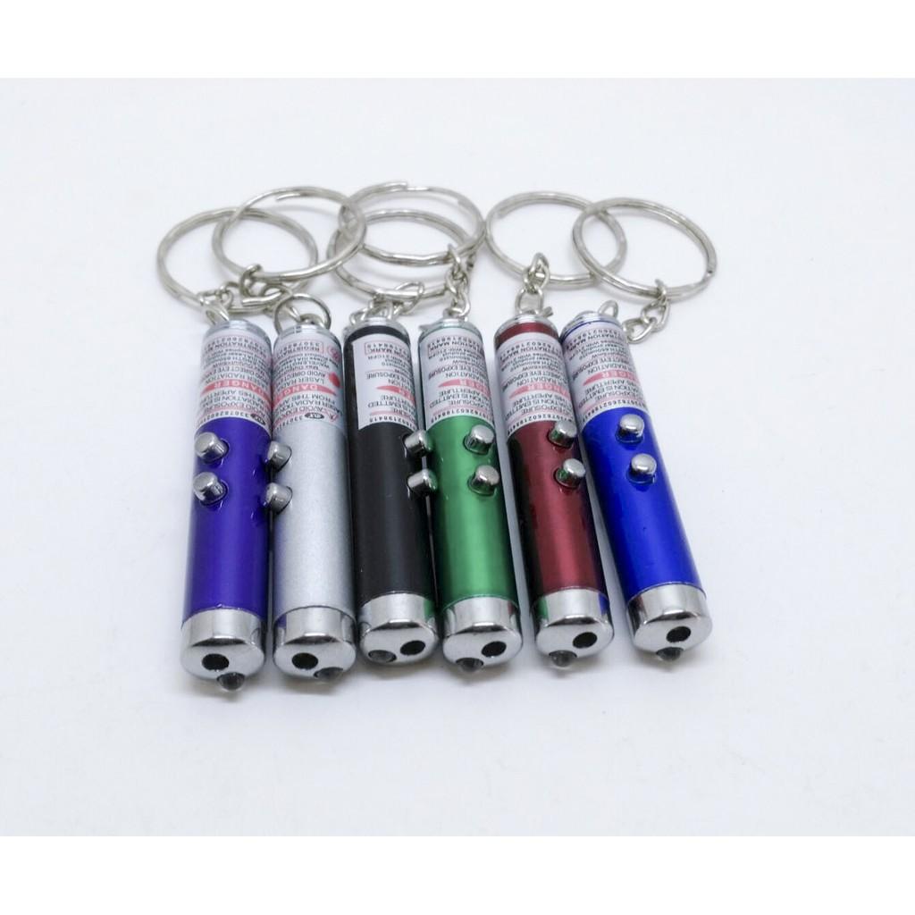 Móc khóa đèn pin laze