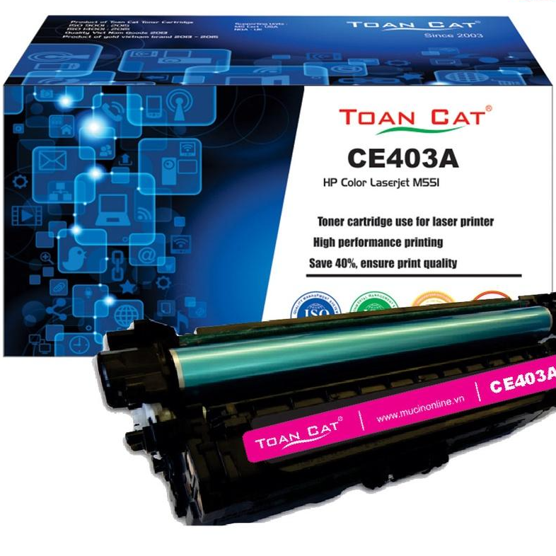 Hộp mực in Toàn Cát CE400A - CE401A - CE402A - CE403A dùng cho máy in HP Color LaserJet M551 - HÀNG CHÍNH HÃNG