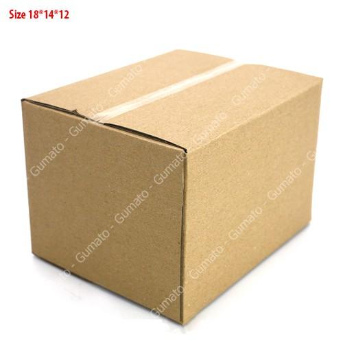 Hộp giấy P40 size 18x14x12 cm, thùng carton gói hàng Everest