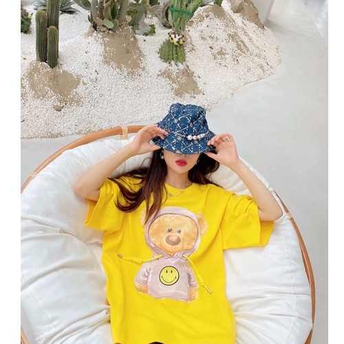 Áo Phông Unisex Gấu Drrew Dây Rút G0138