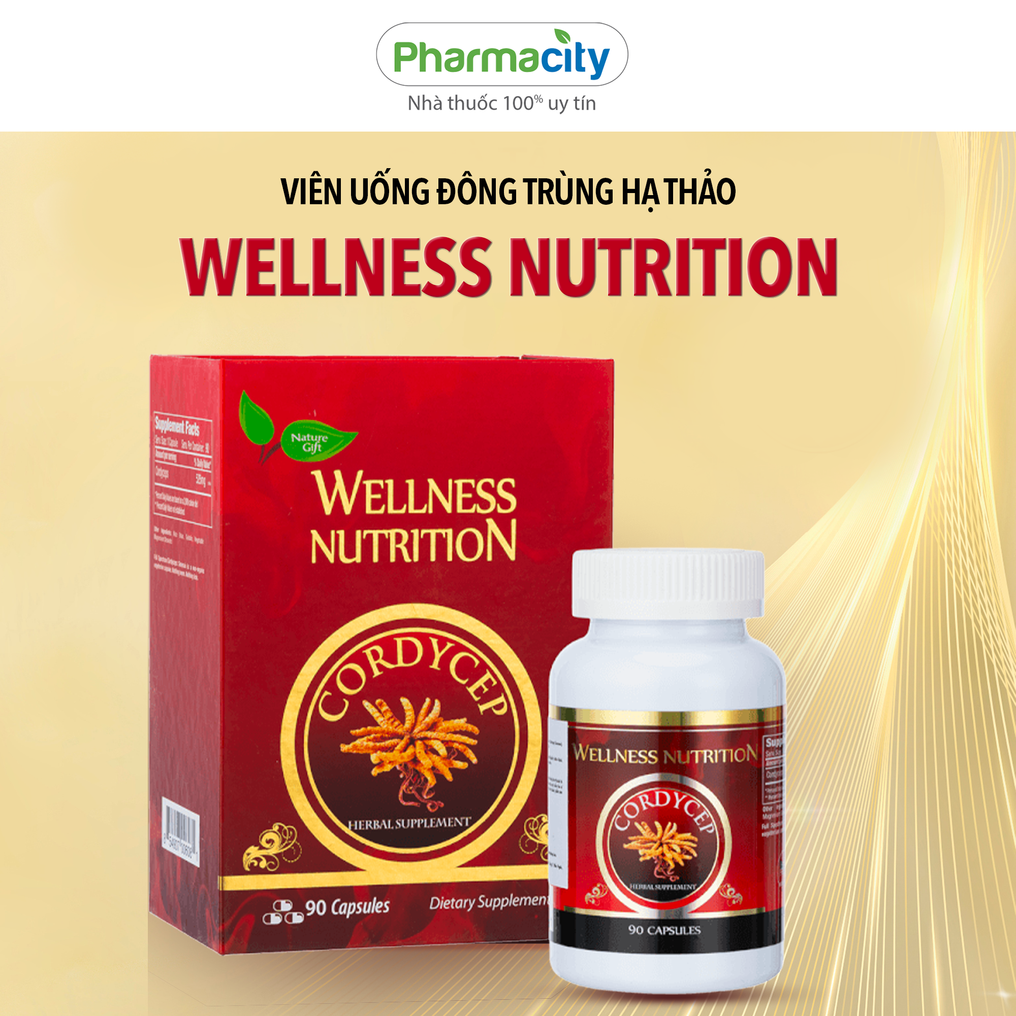 Viên đông trùng hạ thảo Wellness Nutrition