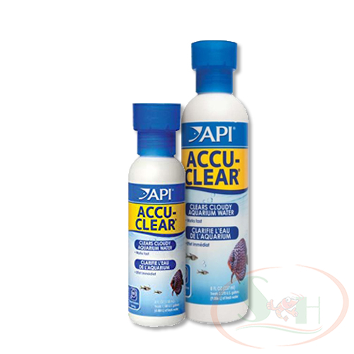 Làm trong nước API Accu Clear 118ml, 237ml khử mờ đục accu-clear water bể cá tép thủy sinh
