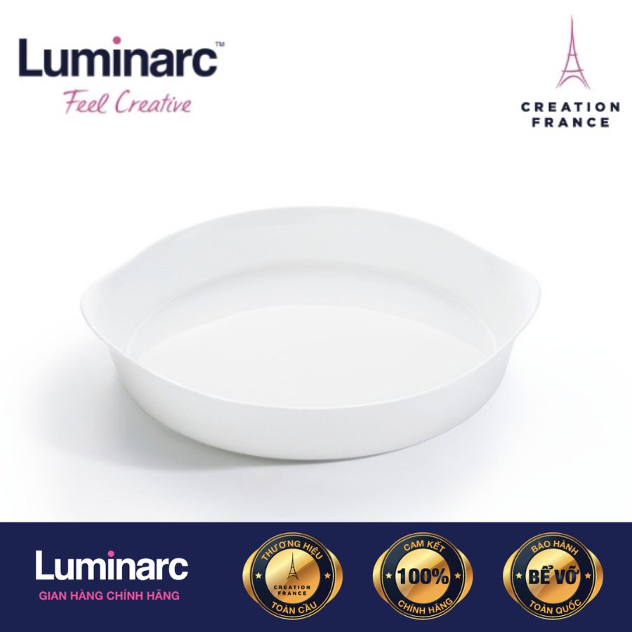 Khay Nướng Tròn Thuỷ Tinh Luminarc Smart Cuisine 28cm - LUKHN3165