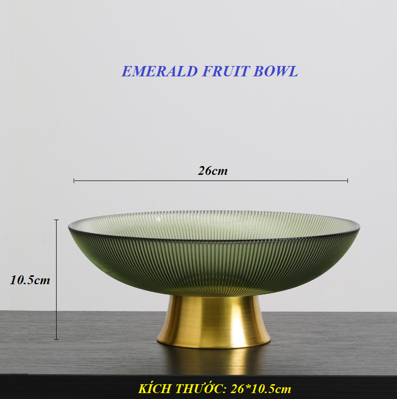 Tô trái cây EMERALD FRUIT BOWL