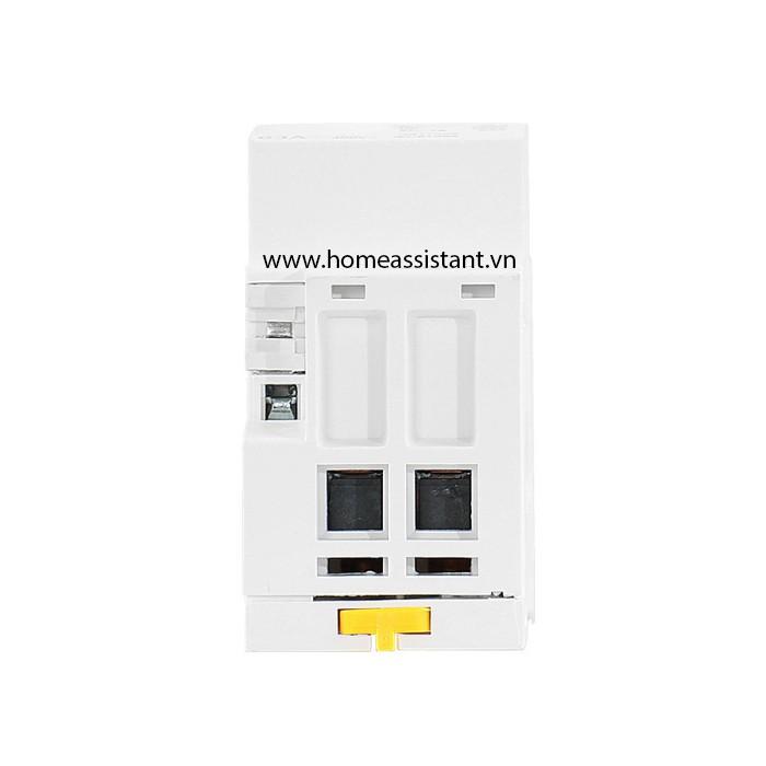 Khởi Động Từ 1 Pha 2P 63A Hỗ Trợ Công Tắc Tay KCT-63M