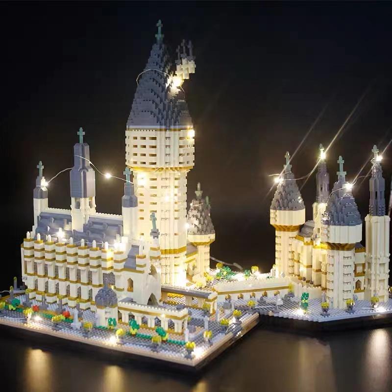 Đồ chơi Lắp ghép Mô hình Harry Potter Siêu Phẩm Học Viện Hogwartss 7750 mảnh ghép nanoblock Hogwarts Castle