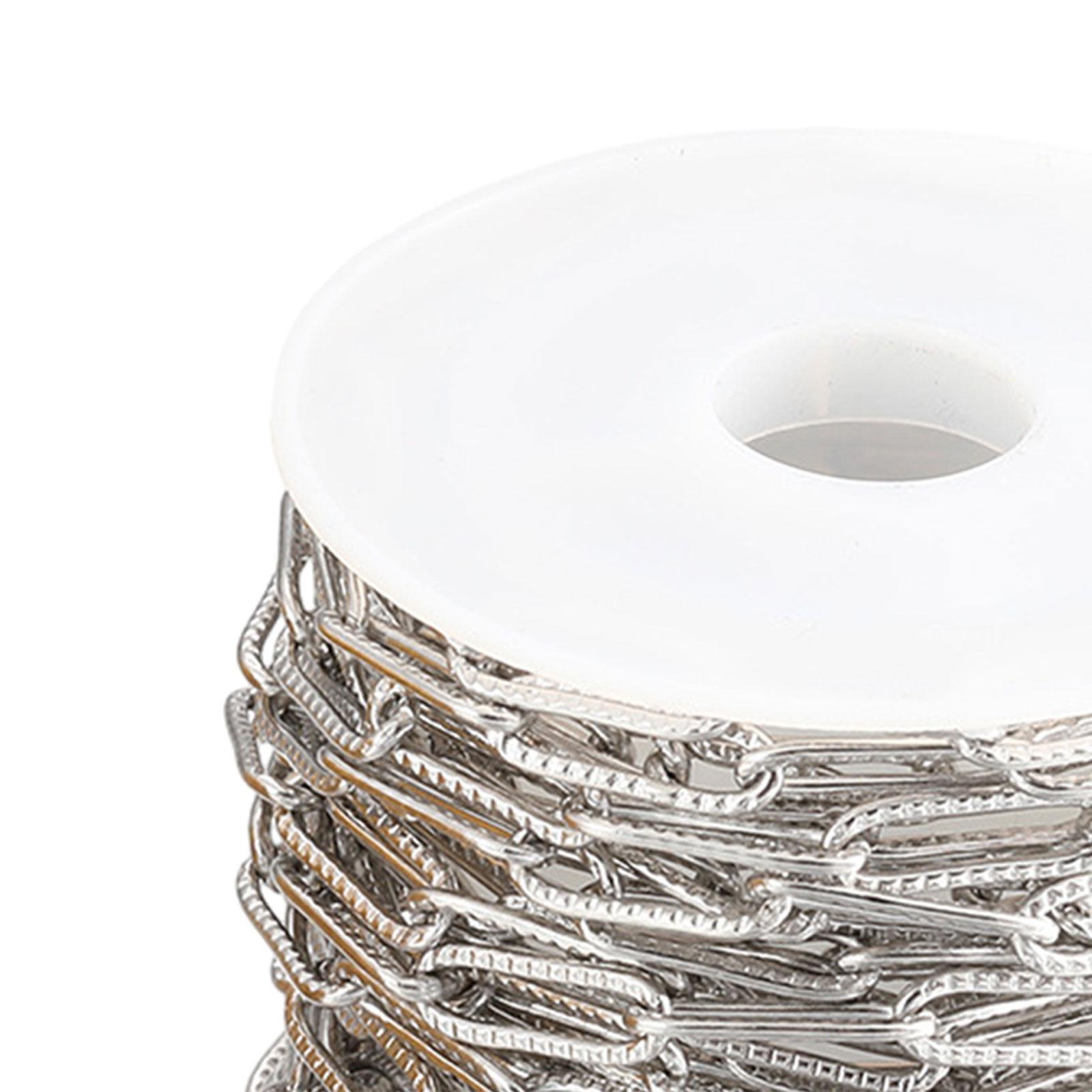 Paperclip Link Chain Link Chain Bulk for Handmaded Jewelry Supplies DIY