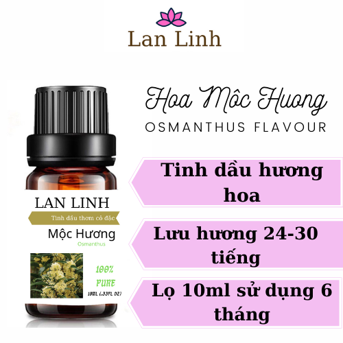 Tinh dầu thiên nhiên nguyên chất thơm lâu hương Mộc Hương cô đặc Lan Linh, khử mùi, xông thư giãn