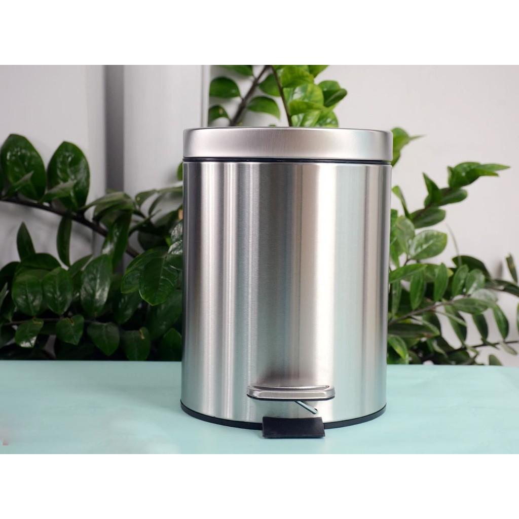 Thùng rác inox đạp chân cỡ 7L