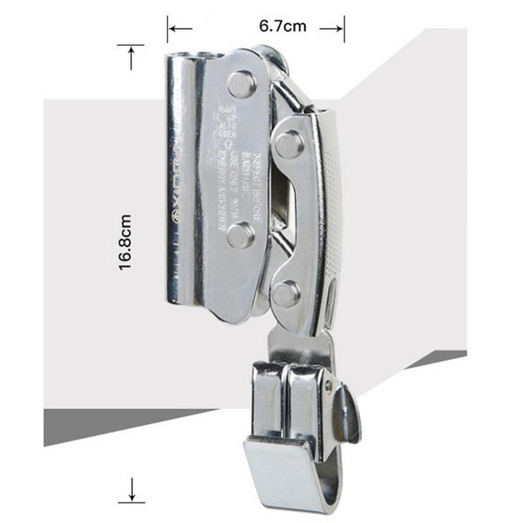 2xRock Climbing Rope Grab Protecta Safety Equipment Gear for 8-16mm Rope 500kg