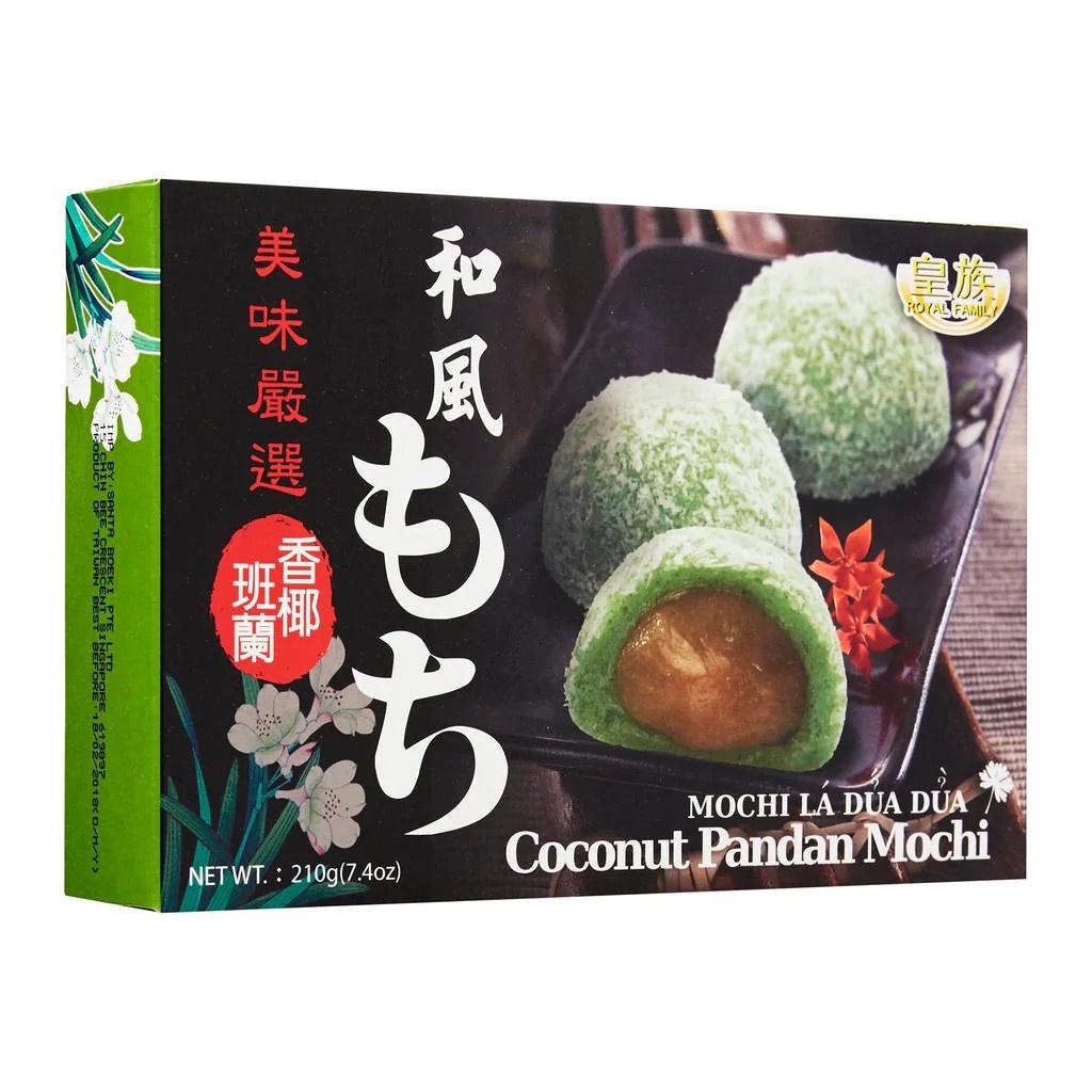 Bánh Mochi ăn vặt vị lá dứa dừa 210g An Gia Sweets &amp; Snacks