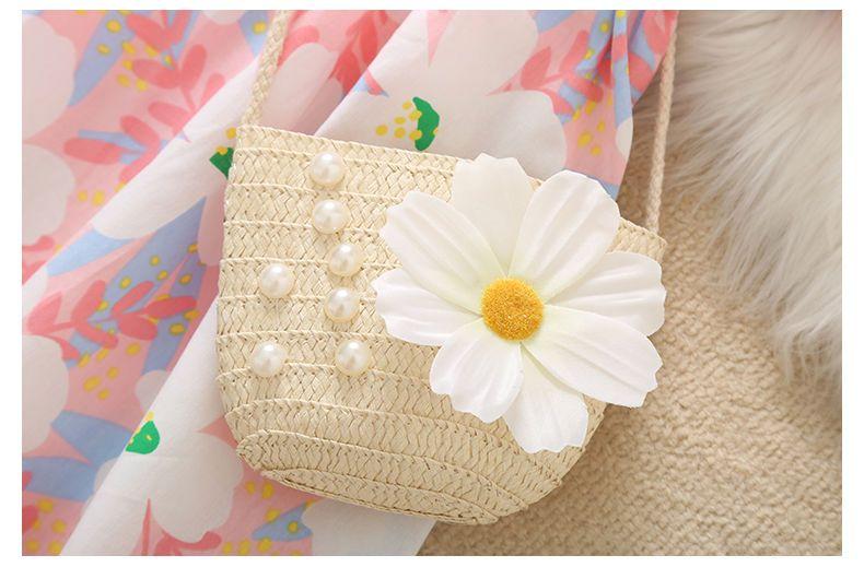 DONGSHOP HOT Cô gái hoa đầm mùa hè trẻ em nhất lưới màu hồng váy cô gái nhỏ công chúa váy túi