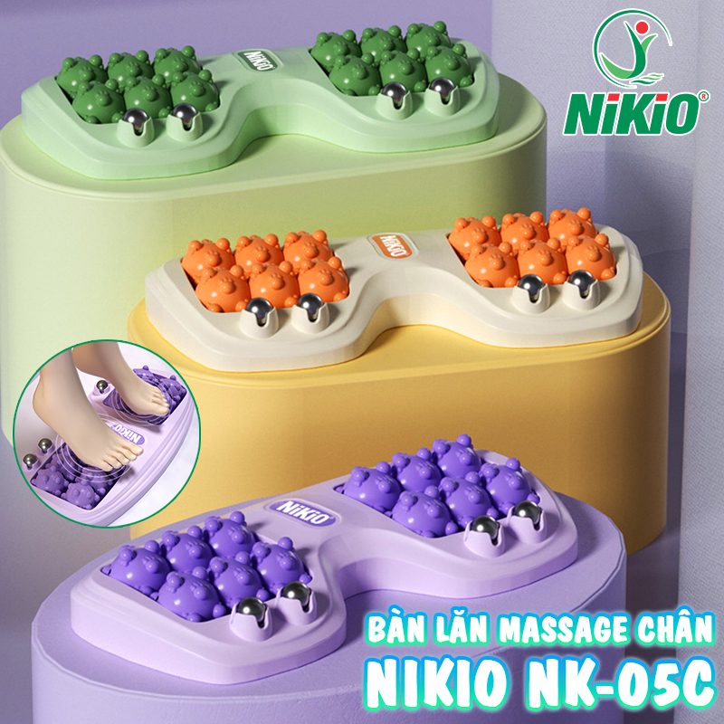 Dụng Cụ Massage Bàn Chân Bấm Huyệt Nikio NK-05C - Massage Cơ Bắp Giúp Giảm Đau Và Thư Giãn Toàn Thân