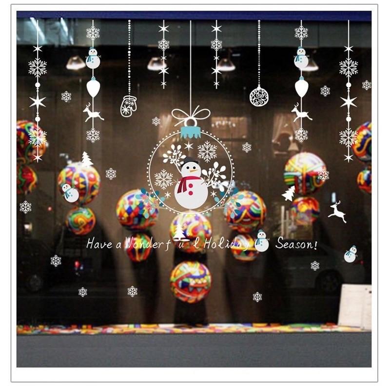 Decl trang trí tường Noel - Mẫu giáng sinh rèm dây lung linh