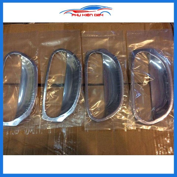 Ốp tay hõm mạ crom Mirage 2013-2014-2015-2016-2017-2018-2019 sáng bóng chống trầy bảo vệ cửa xe ô tô