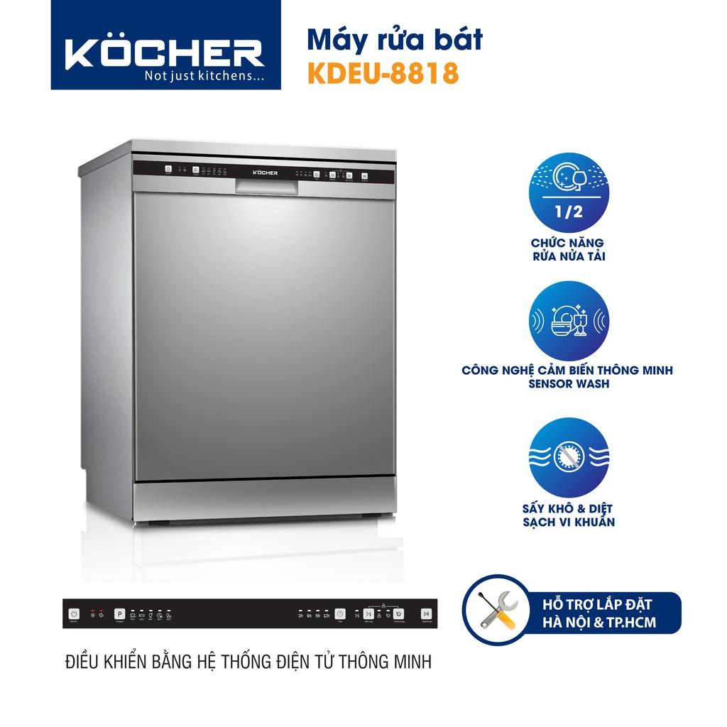 Máy rửa bát Kocher KDEU-8818 - Hàng chính hãng