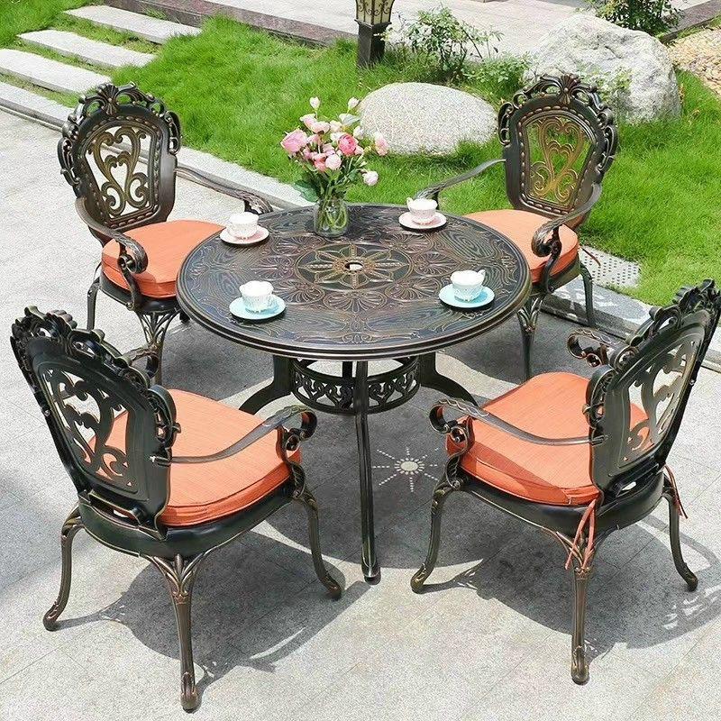 Bàn ghế sân vườn nhôm đúc cao cấp