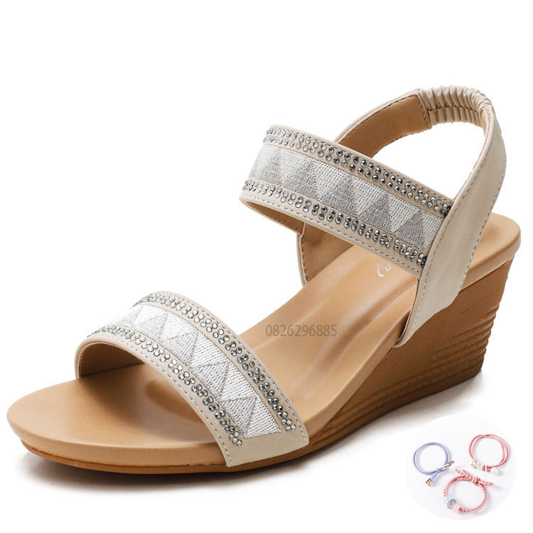 Giày quai ngang nữ giày sandals nữ dép quai hậu nữ cao 5 cm - 320-270