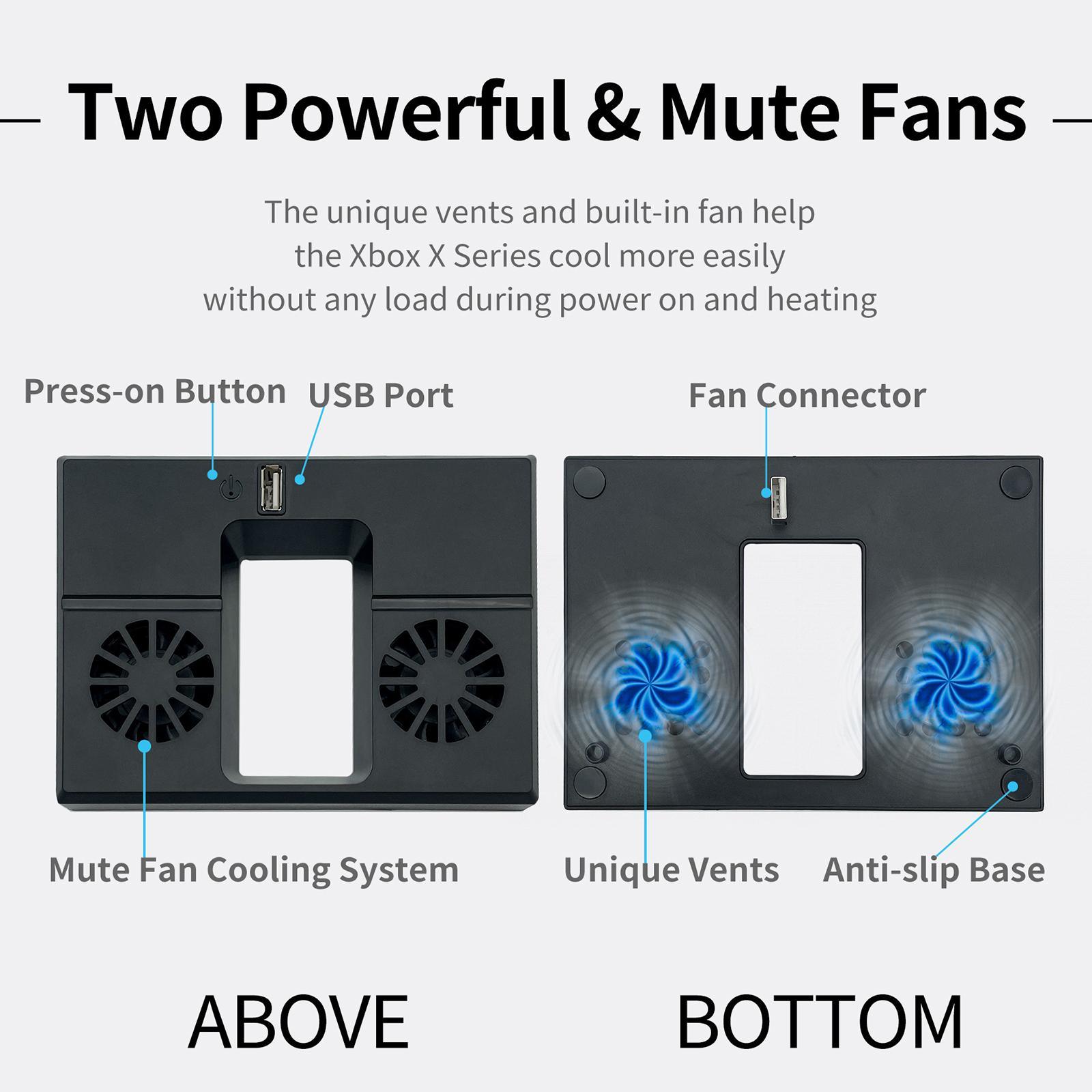 Cooling Fan Cooler Vertical Stand Dock for