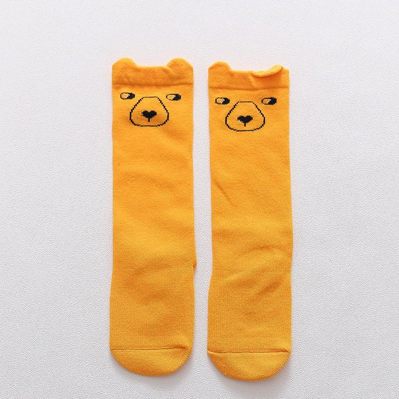 Tất Cổ dài Chống trượt Thu đông chất Cotton co giãn cho Bé