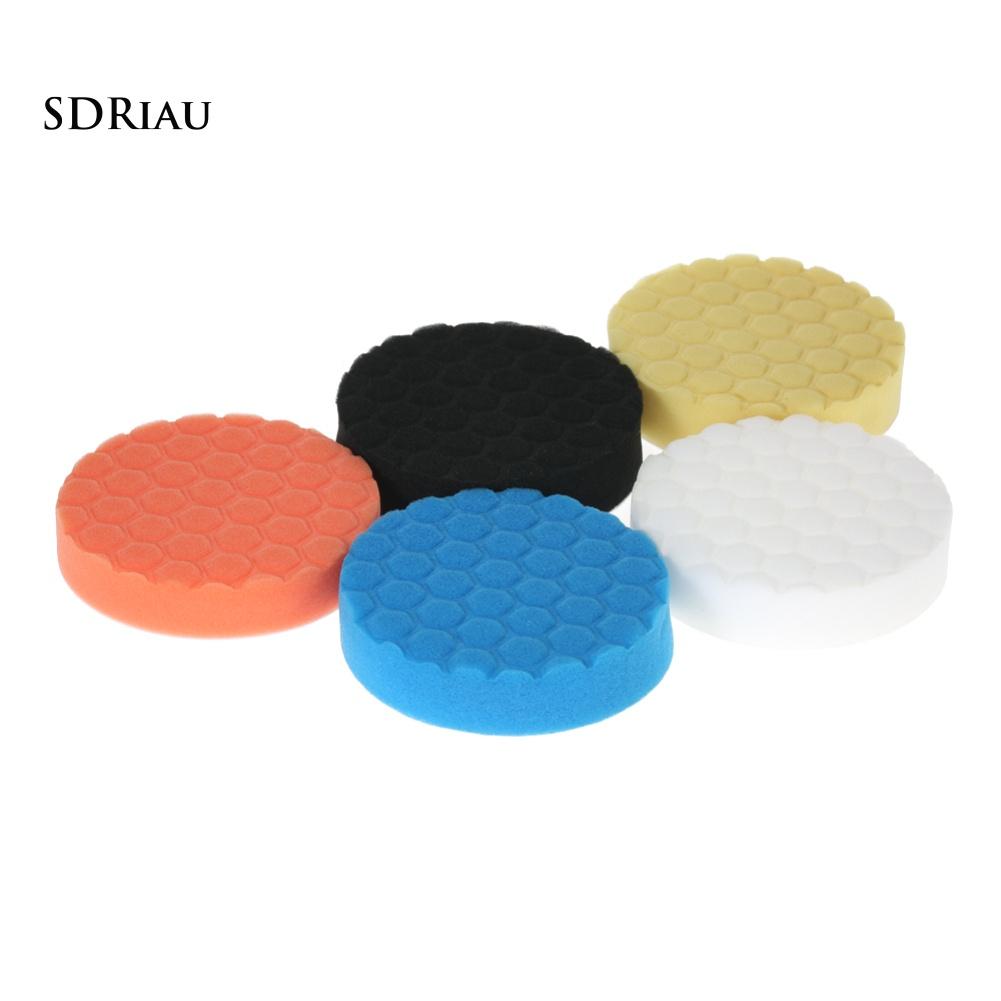 Set 5 Miếng Xốp Đánh Bóng Xe Hơi 5 Inch 125mm