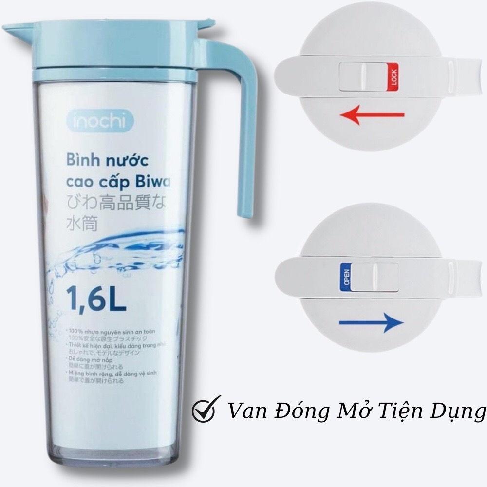 Bình đựng nước -Biwa INOCHI An toàn cho sức khoẻ với khả năng kháng khuẩn