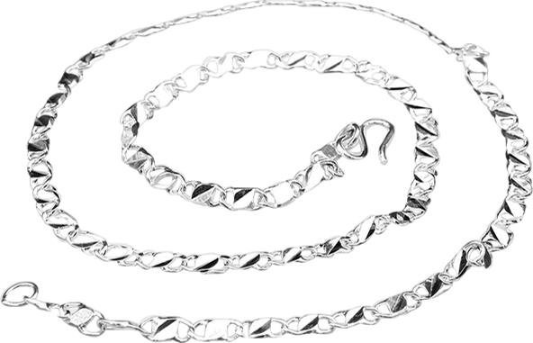 Dây Chuyền Trẻ Em Bằng Bạc Ta Sợi Dây Mè Bạc Hiểu Minh DTE036