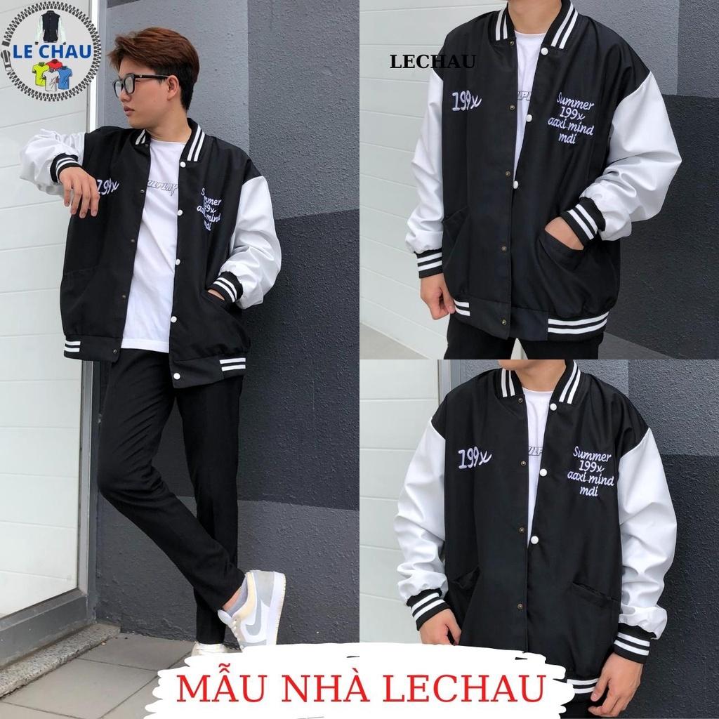 Áo khoác nam nữ 199X Varsity jacket 2 lớp unisex form rộng cao cấp bomber bóng chày streetstyle hottrend