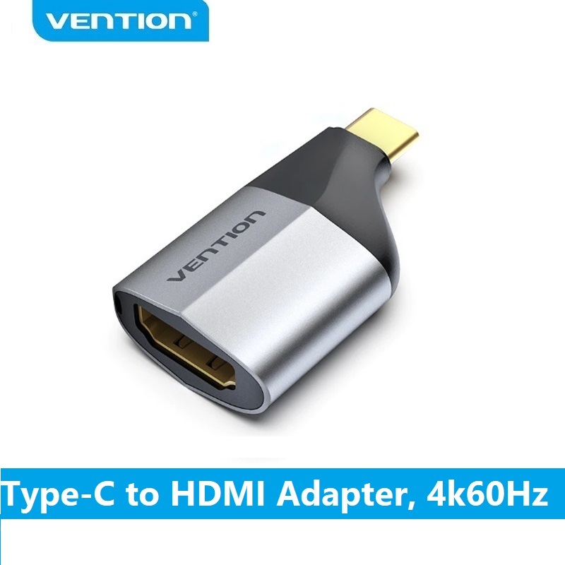 Đầu chuyển đổi USB Type-C to HDMI Vention, Hỗ trợ 4K@60Hz - Hàng chính hãng