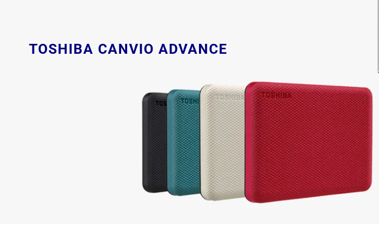 Ổ Cứng Di Động Toshiba 1TB Canvio Advance 2.5 inch USB 3.2 -  Hàng Chính Hãng