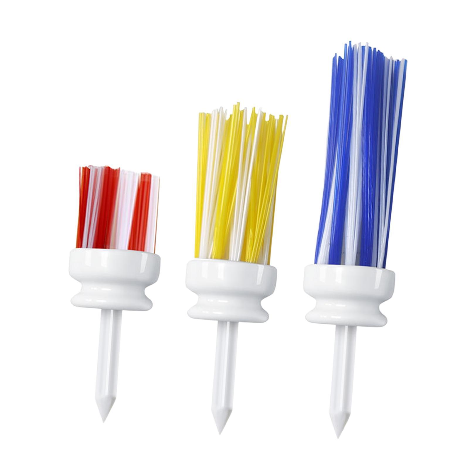 Brush Golf Tees Type Golf Equipment Low Friction Resistance Golf Ball Holder
