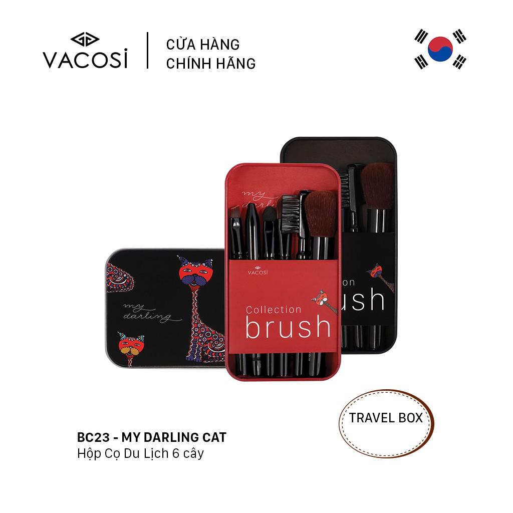 HỘP CỌ DU LỊCH VACOSI, MY DARLING 6 CÂY - BC23