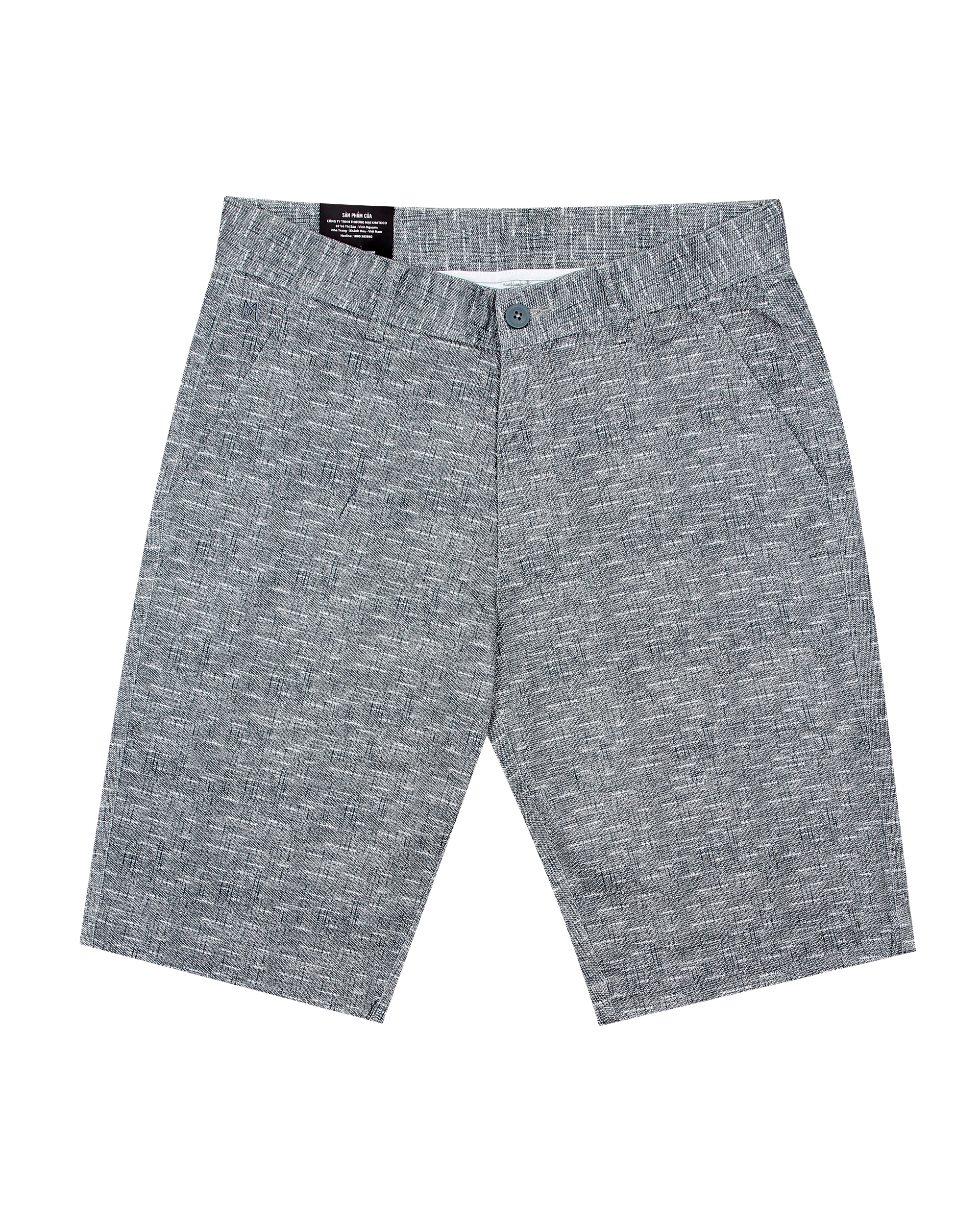 Quần short khaki nam Khatoco Q3M378R0-ININ138-2410-0