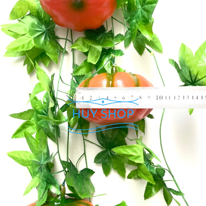 Dây Trái BÍ ĐỎ nhân tạo trang trí - Trái Cây giả