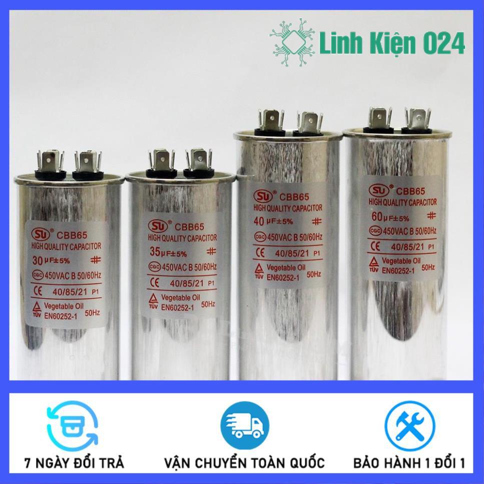 Tụ SU CBB65 450VAC Chất Lượng Cao