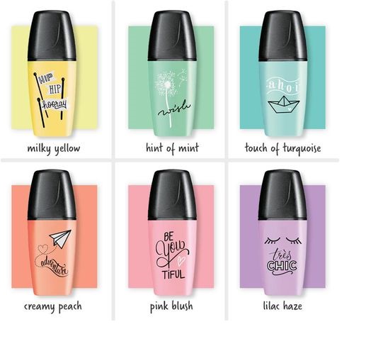 Bút đánh dấu Stabilo Boss Original Mini Pastellove Highlighter - Màu vàng pastel (Milky Yellow)