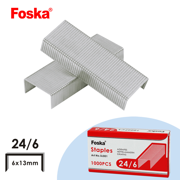 Combo 5 hộp đạn ghim (24/6) Foska SL001