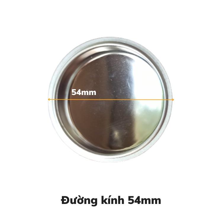 Phin mù vệ sinh máy pha cà phê espresso filter mù rửa tay pha cafe máy inox có 3 size 51,54,58mm dụng cụ vệ sinh máy pha
