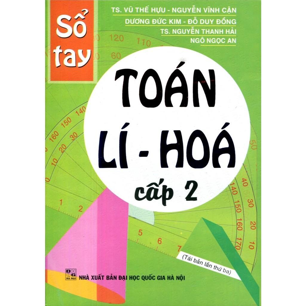 Sách - Sổ Tay Toán Lí Hóa Cấp 2 - Hồng Ân