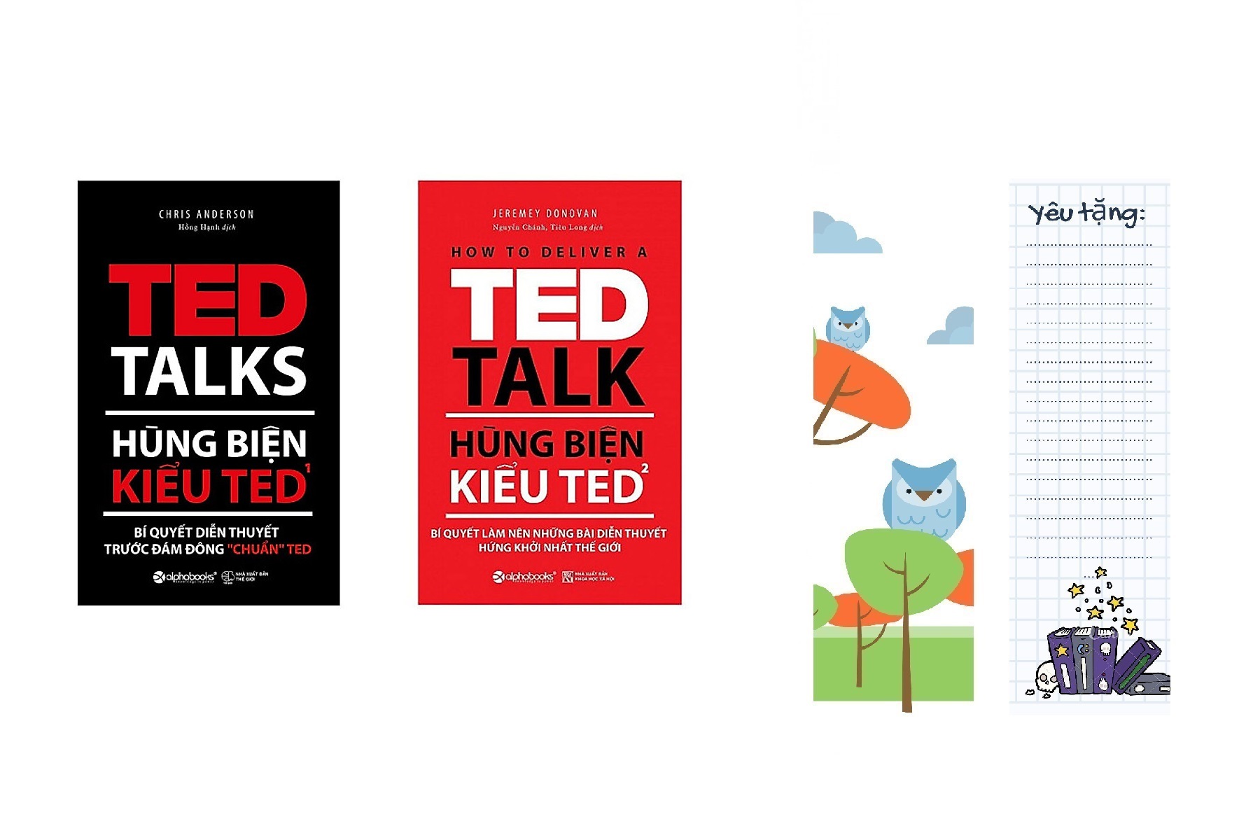 Bộ Sách Hay Nhất Về Hùng Biện ( Hùng biện kiểu TED1: Bí quyết diễn thuyết trước đám đông “chuẩn” TED + Hùng biện kiểu TED2: Bí quyết làm nên những bài diễn thuyết hứng khởi nhất thế giới ) tặng kèm bookmark Sáng Tạo