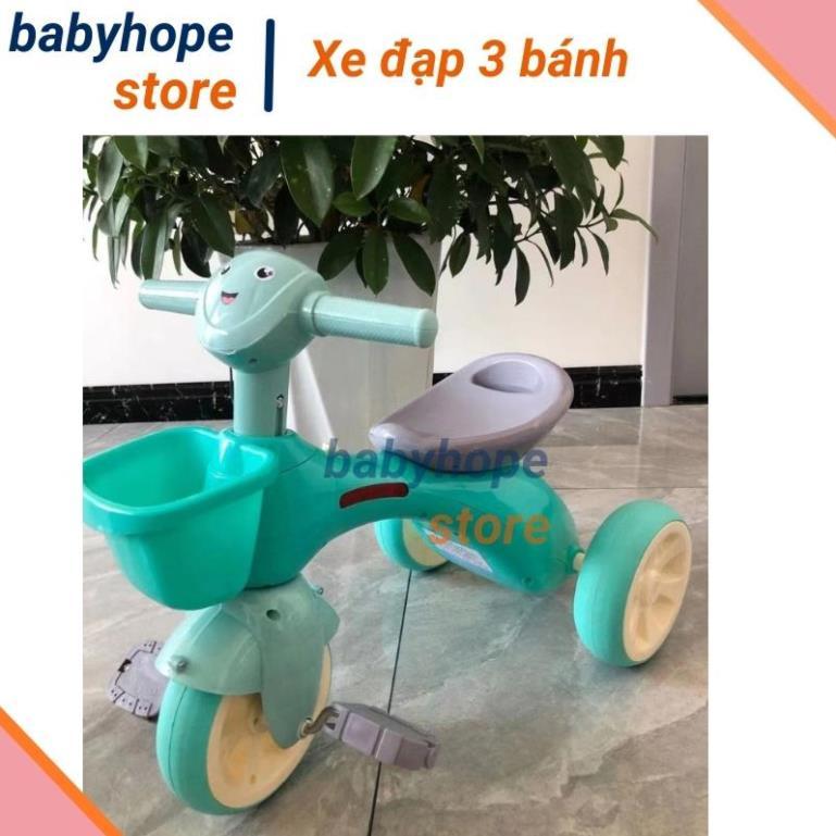 Xe ba bánh chòi chân cho bé có nhạc đèn hàng cao cấp đáng yêu