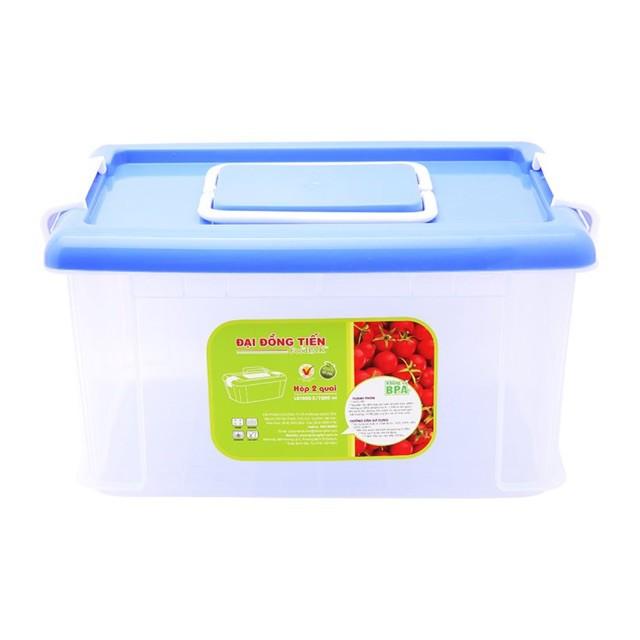 Hộp nhựa 2 quai Đại Đồng Tiến bền mẫu mã đẹp quà tặng cho bé trẻ em