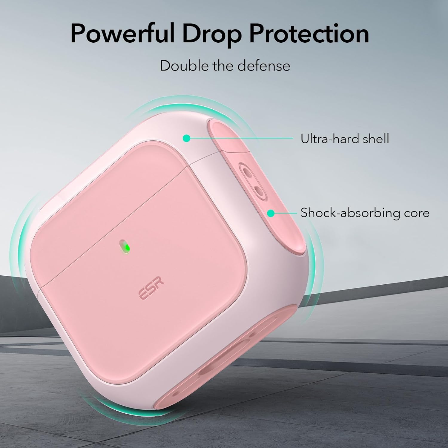 Bao Case ESR Orbit Hybrid Case with HaloLock cho AirPods 4 - Hàng Chính Hãng