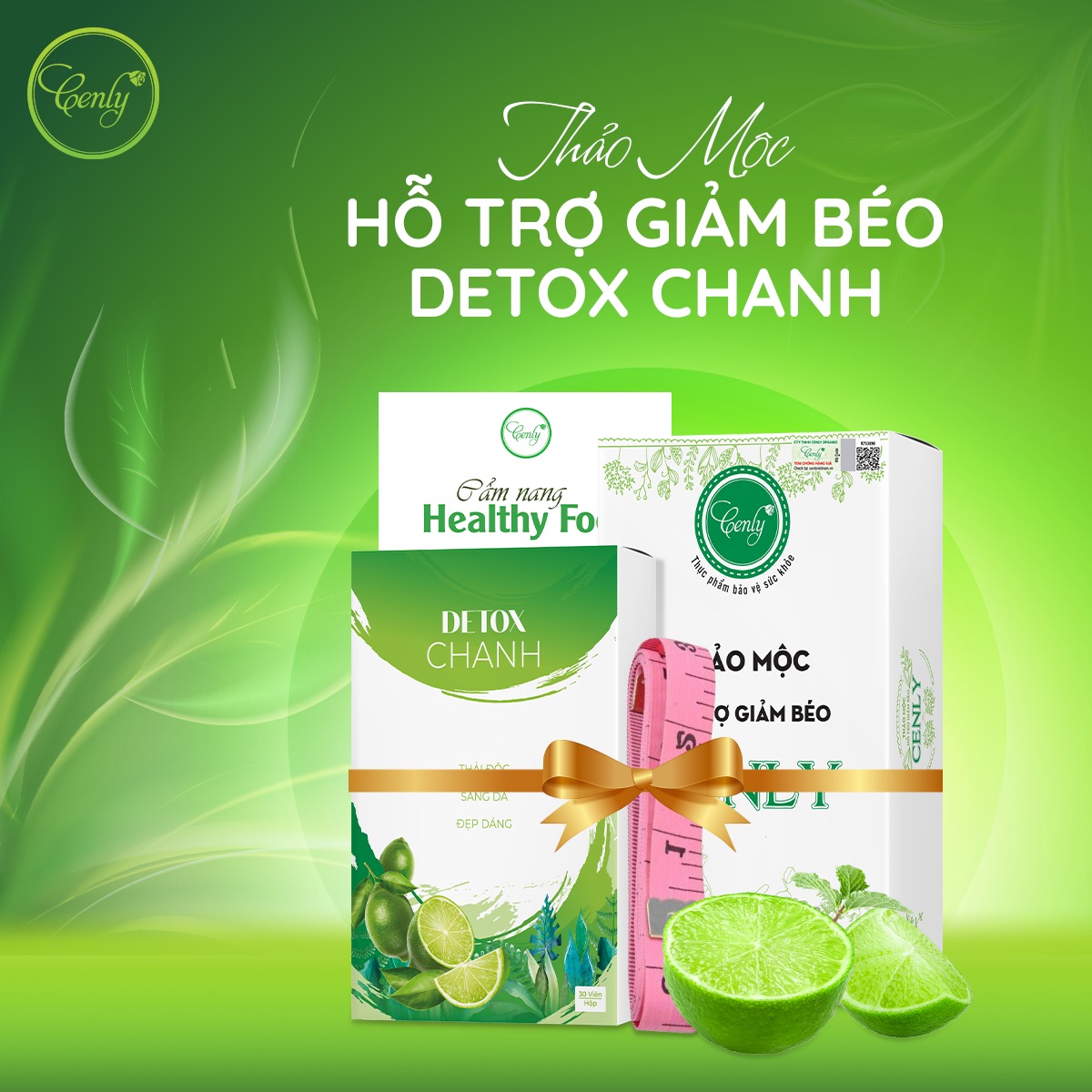 Thực phẩm bảo vệ sức khoẻ Thảo Mộc Cenly hỗ trợ kiểm soát cân nặng, giảm khả năng hấp thu chất béo 