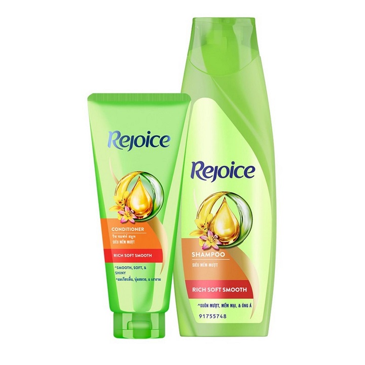 Hộp quà Rejoice dầu gội 170g + dầu xả 160ml siêu mượt