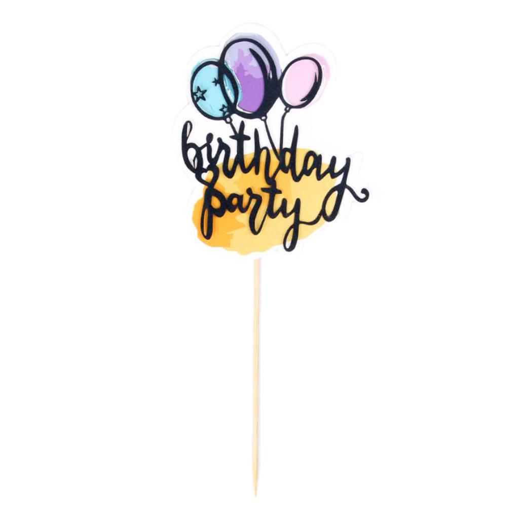 Happy Birthday Party Decoration,Cupcake Topper,Decoration